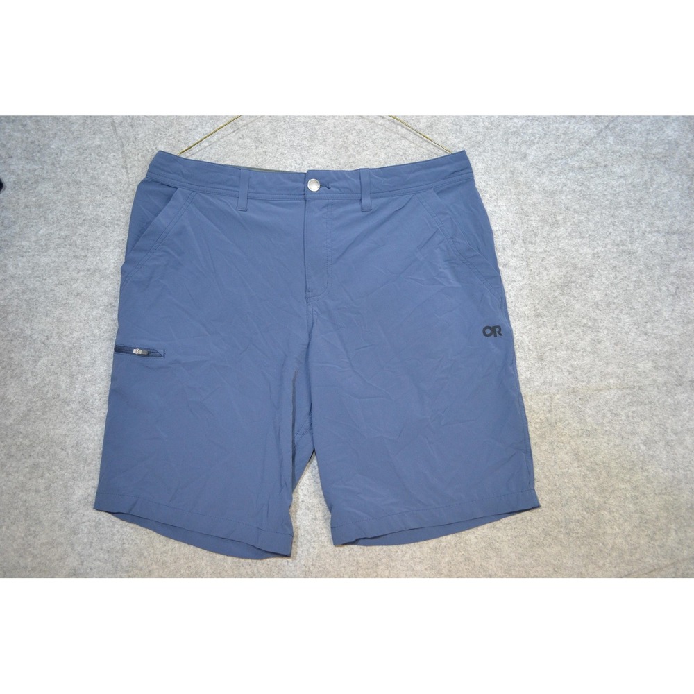 Outdoor Research Ferrosi Shorts Mens 38 Blue 10" Inseam Hiking Quick Dry Stretch